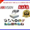 Lắp đặt trọn gói bộ 2 camera HIKVISION HD TVI 1.0M