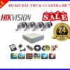 Lắp đặt trọn gói bộ 4 camera HIKVISION HD TVI 1.0M