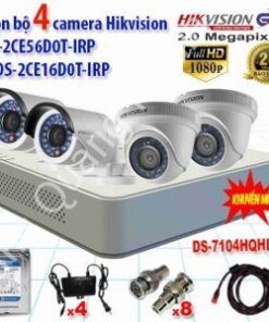 TRỌN BỘ 4 CAMERA HIKVISION 2.0 GIÁ TỐT VŨNG TÀU