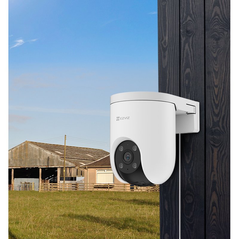 Combo camera 4G Ezviz H8C 2K + pin mặt trời 40W